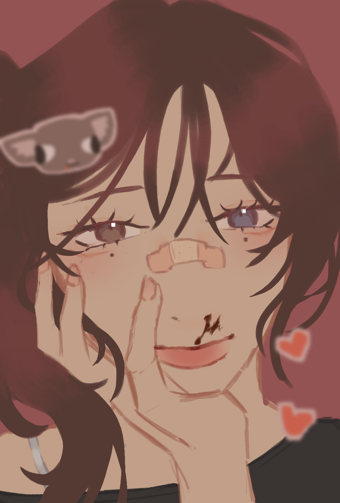 girl in jelly art style